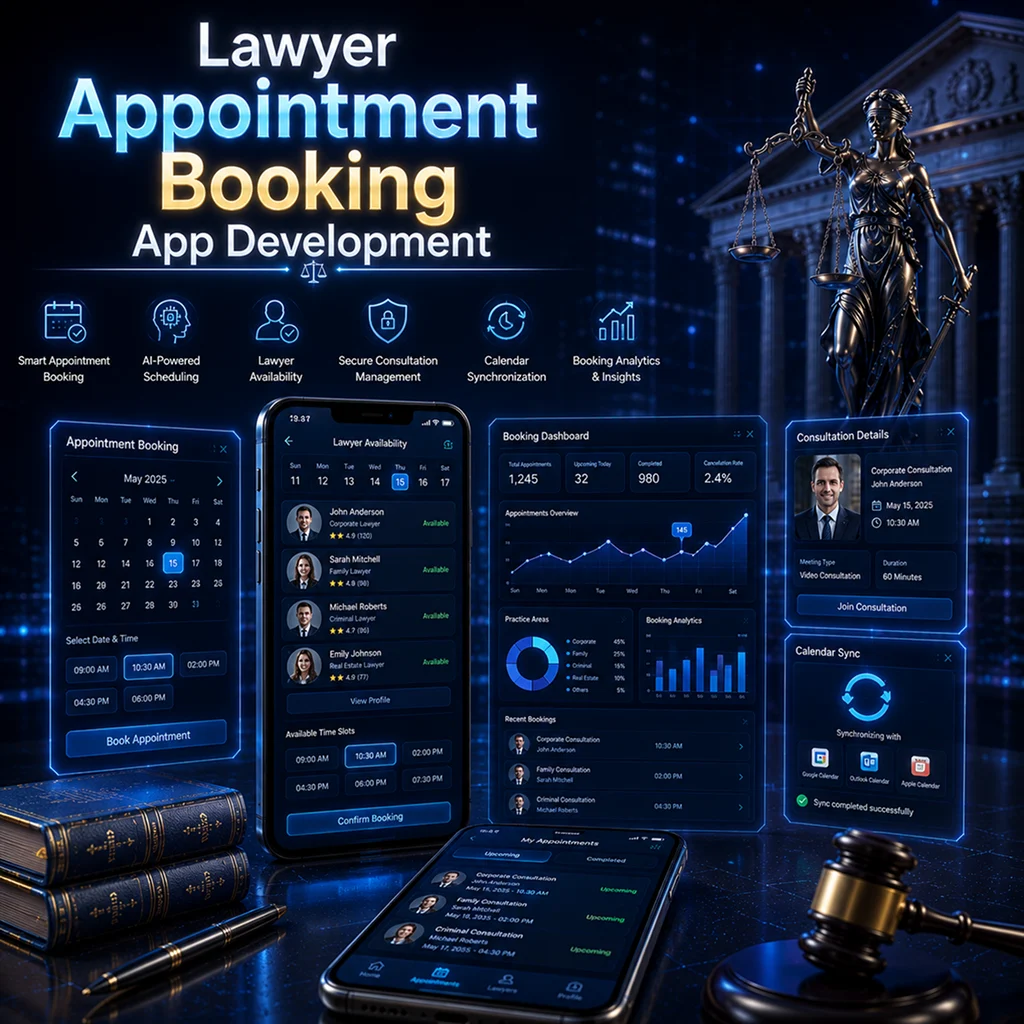 Lawyer Appointment Booking App Development Services